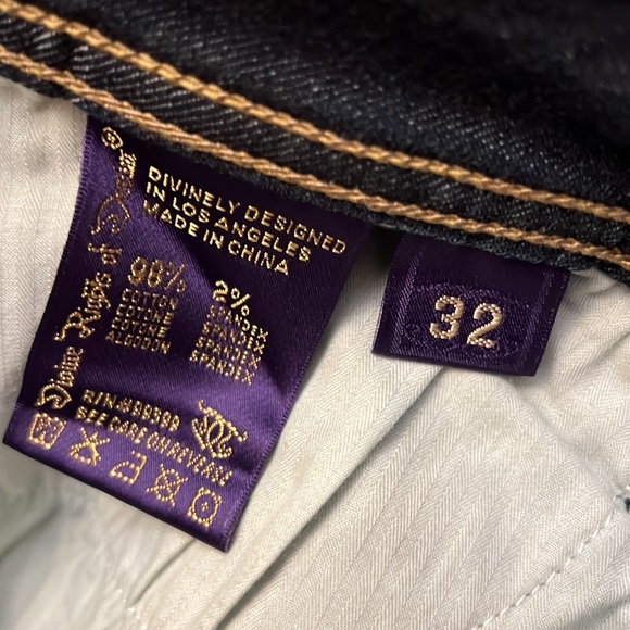 New DIVINE RITHTS of denim Size 32  low rise classic skinny - Picture 6 of 8